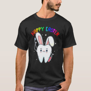 0 Süße Zahnarzt-Hasen-Ei-Zahn-Bunny Ostertag W T-Shirt