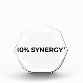 0% Synergy Minimalist Acrylic Desk Block (Vorderseite)