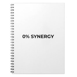 0% Synergy Minimalistisches professionelles Notizb Notizblock