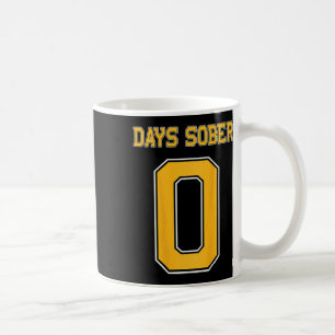 0 Tage Nüchtern Jersey Hockey Fußll Lustiges Trink Kaffeetasse