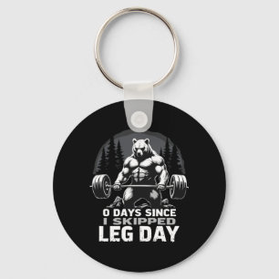 0 Tage seit dem übersprungenen Beintraining Kraftt Schlüsselanhänger