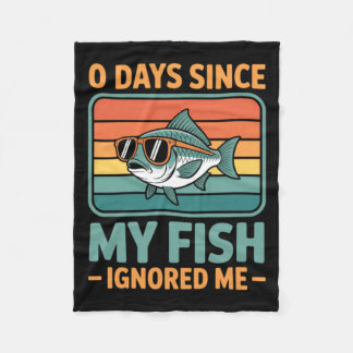 0 Tage seit der Fisch den Fischliebhaber ignoriert Fleecedecke