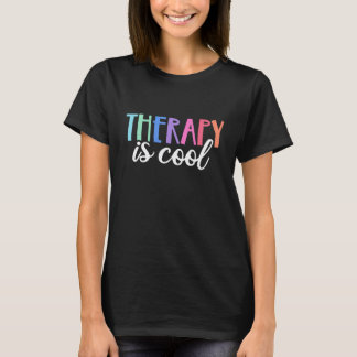 0 Therapie ist cool Selbstfürsorge Psychische Gesu T-Shirt