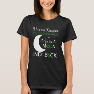 0 Zerebralparese-Bewusstsein Mutter Vater Tochter T-Shirt
