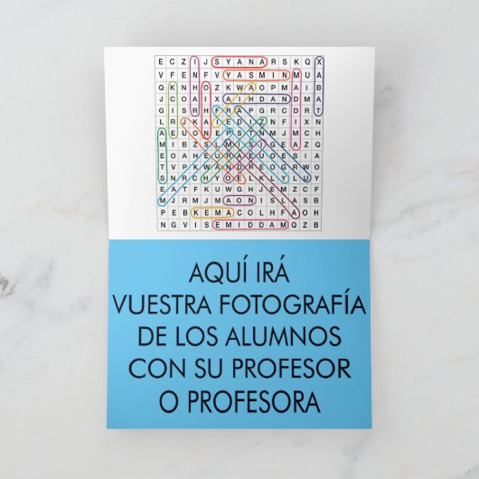 1º dame nombres 656732214. No todos usan capas. A Karte (Innenseite)