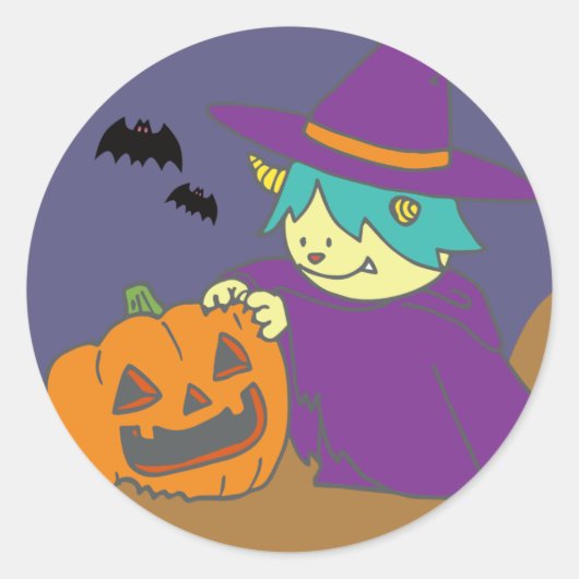 10月モンスターシール。 RUNDER AUFKLEBER (Vorderseite)