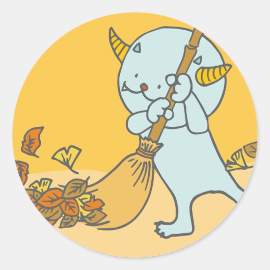 10月モンスターシール。 RUNDER AUFKLEBER (Vorderseite)