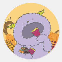 10月モンスターシール。 RUNDER AUFKLEBER