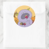 10月モンスターシール。 RUNDER AUFKLEBER (Tasche)