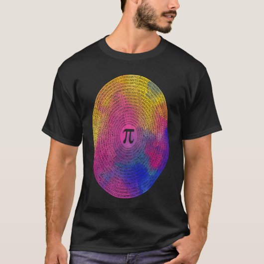 10000 Digits Pi Sign Math Mathematics Nerd Pi Day T-Shirt (Vorderseite)
