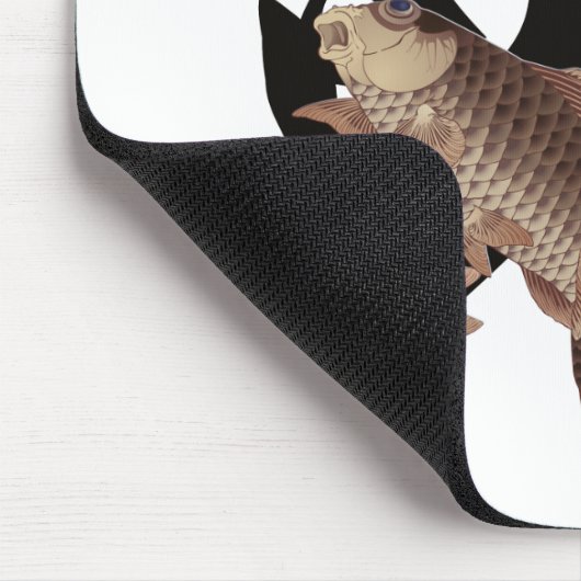 10009.CARP Japanese fish KOI Mousepad (Ecke)