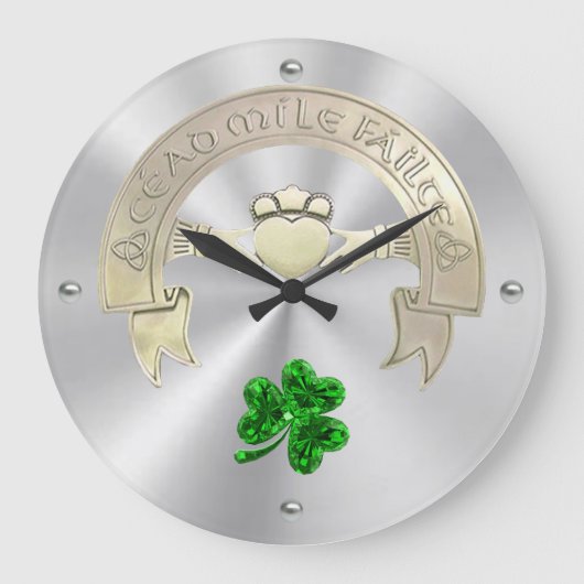 1000 begrüßt große wanduhr (Vorderseite)