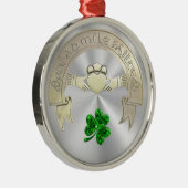 1000 begrüßt ornament aus metall (Rechts)