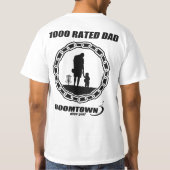 1000 bewerteter Vater - ein perfektes der T-Shirt (Rückseite)