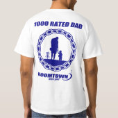 1000 bewerteter Vater - ein perfektes der T-Shirt (Rückseite)