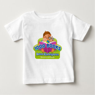1000 Bücher vor dem Kindergarten Baby T-shirt