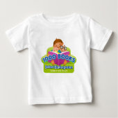 1000 Bücher vor Kindergarten Baby T-shirt (Vorderseite)