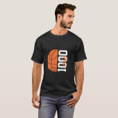1000 Career Points Basketball Player Team Men's T-Shirt (Vorne ganz)