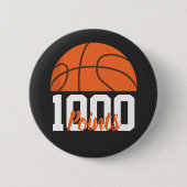 1000 Career Points Scorer Basketball High School Button (Vorderseite)