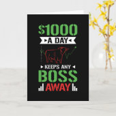 1000 Dollar pro Tag Börsenhandel Karte (Gelbe Blume)