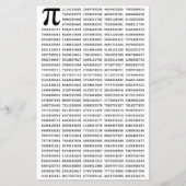 1000 erste Ziffern i-Nummer | Mathematisches Symbo Flyer (Vorne)