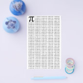 1000 erste Ziffern i-Nummer | Mathematisches Symbo Flyer (Einzeln)