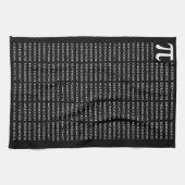 1000 erste Ziffern i-Nummer | Mathematisches Symbo Geschirrtuch (Horizontal)