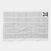 1000 erste Ziffern i-Nummer | Mathematisches Symbo Geschirrtuch (Horizontal)