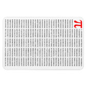 1000 erste Ziffern i-Nummer | Mathematisches Symbo Magnet (Horizontal)
