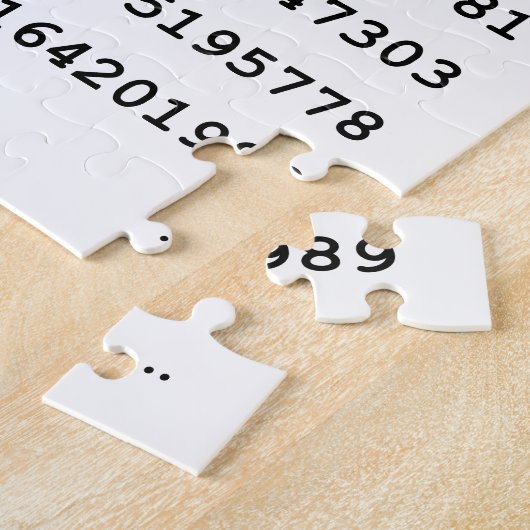 1000 erste Ziffern i-Nummer | Mathematisches Symbo Puzzle (Seite)