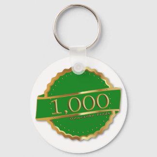 1000 FINDEN ERREICHUNG Souvenir GEOCACHING Schlüsselanhänger