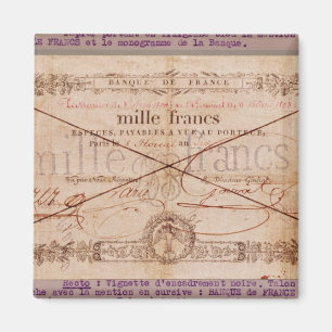 1000 Franken Banknote von 8 Floreal, An X Magnet