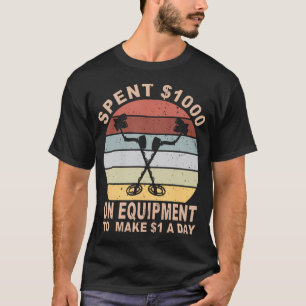 1000 für Ausrüstung ausgegeben, um 1 pro Tag mit E T-Shirt