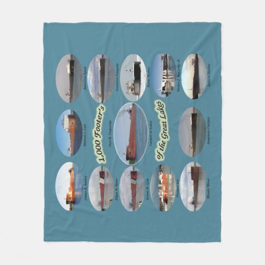 1000 Fuß Fleecedecke (Vorderseite)
