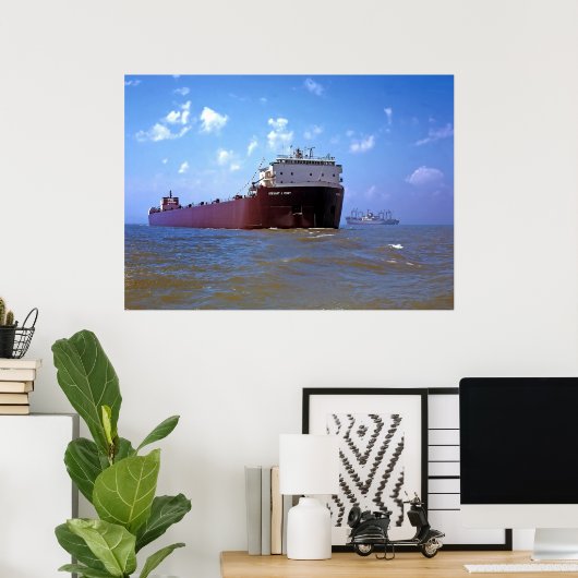 1000-Fuß-Laker Poster (Heimbüro)