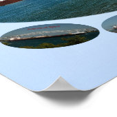 1000 Fuß ovales Layout 16 x 20 Poster (Ecke)