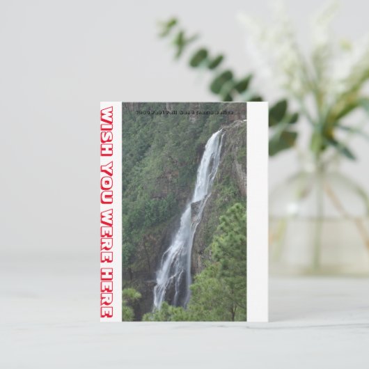 1000 FUSSFALLS POSTKARTE (Stehend Vorderseite)