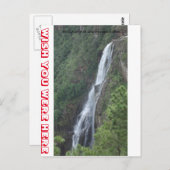 1000 FUSSFALLS POSTKARTE (Vorne/Hinten)