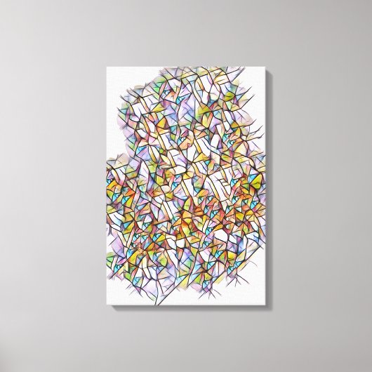 1000 Graufarben Leinwanddruck (Vorderseite)