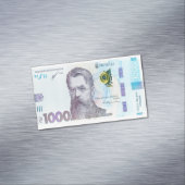 1000 Griwna Banknote Magnetische Visitenkarte (Beispiel)