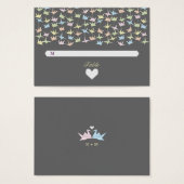 1000 Hanging Origami Paper Cranes Wedding (grau) (Vorne & Hinten)