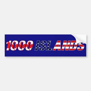 1000 Insel-Autoaufkleber Autoaufkleber