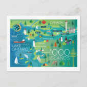 1000 Inseln Postkarte (Vorderseite)