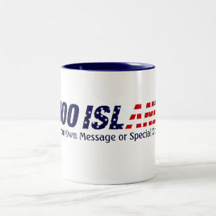 1000 Inseln USA-Kaffee-Tasse Zweifarbige Tasse