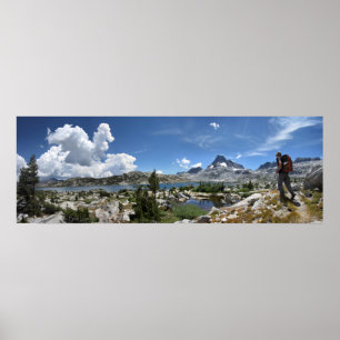 1000 Island Lake and Banner Peak - John Muir Trail Poster