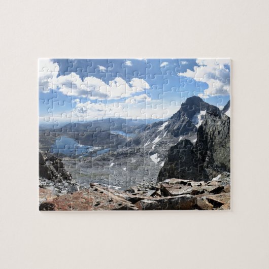 1000 Island Lake und Banner Peak vom Berg Davis Puzzle (Horizontal)