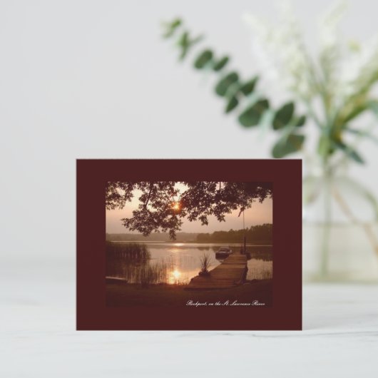 1000 Islands View Postkarte (Stehend Vorderseite)