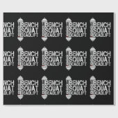 1000 lbs Bank-Hocke Deadlift Powerlift Fitness- Geschenkpapier (Flach)