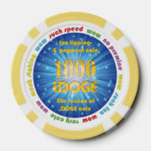 1000-LDOGE-Poker-Chip Pokerchips (Rückseite)