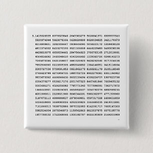 1000 Pi-Nummer  mathematisches Symbol Button